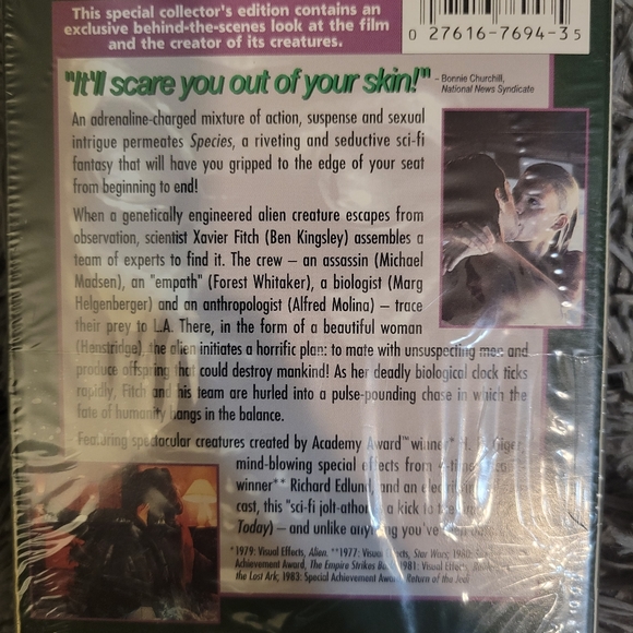 SPECIES VHS Movie (1995) - Picture 4 of 9